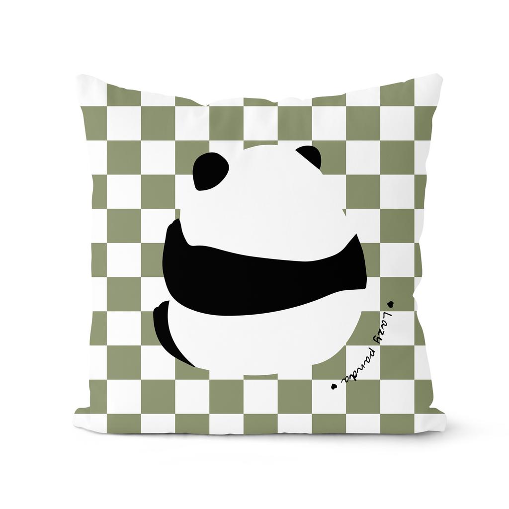 Nordisch Waldgrün Geometrischer Kissenbezug Modern Schlicht Home Modellzimmer Sofa Kunst Kissen