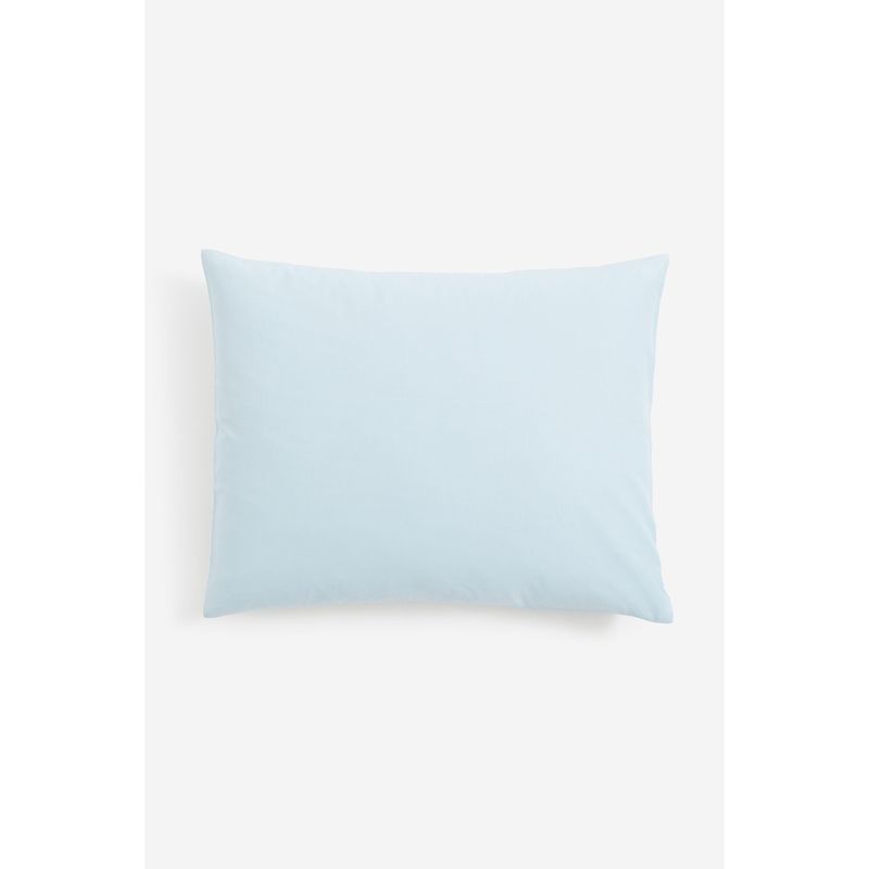 

HM Home Home Autumn Bedding Cotton Soft Woven Pillowcase 0824403 Light Blue 50cm x 80cm