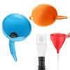 Umbresen Oil Funnels Set, Automotive Fuel Funnels, Wide Mouth Gas Funnel With Handle, Large Funnels With Hose, Plastic Long Neck Oil Funnels,