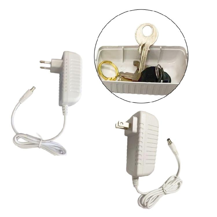 Charger Storage Case With Locking Mechanism ABS Secret Safe Box For Jewelry Cash Keys Travel Friendly Solution
