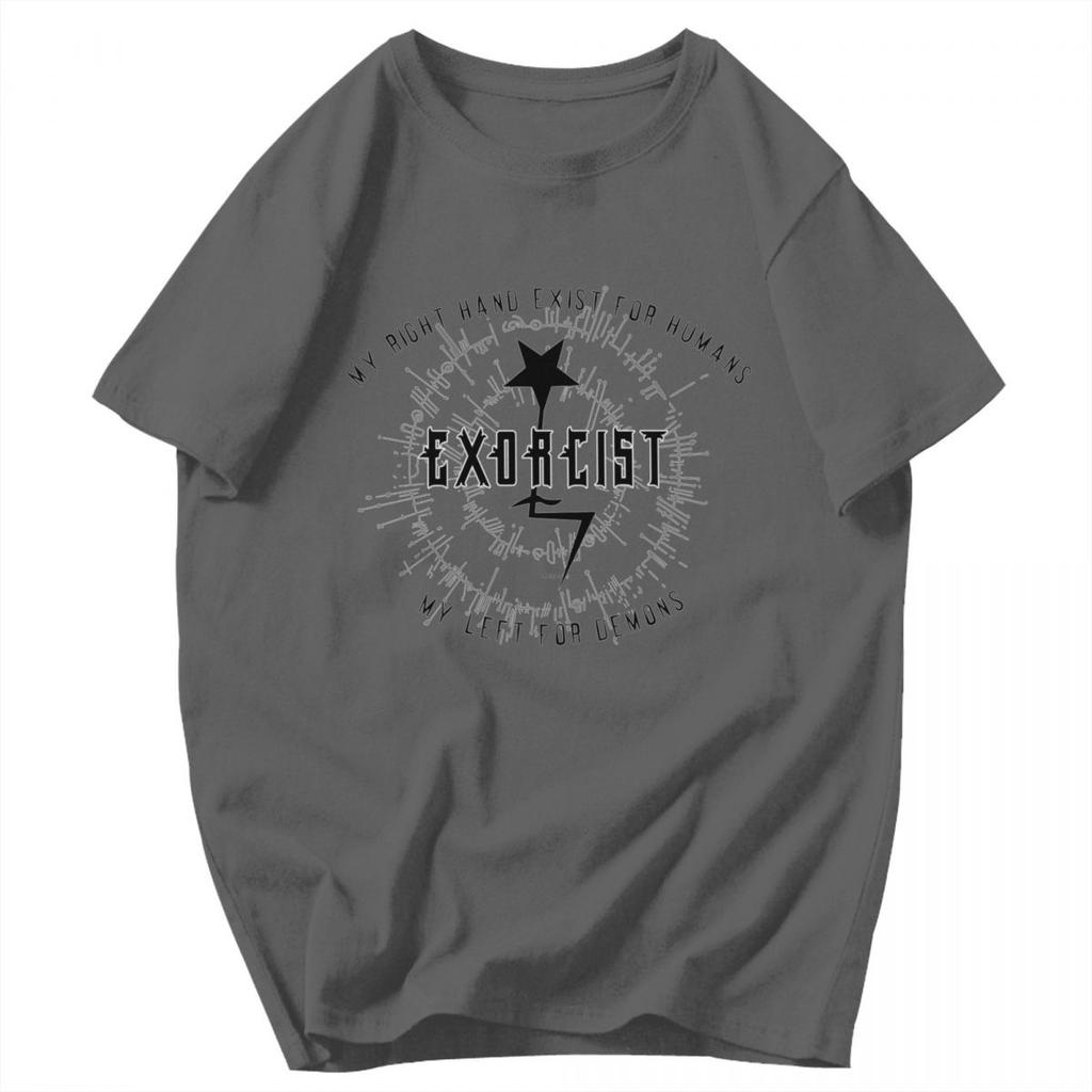 Men T Shirt Exorcist Japanese Horror Film Pops Y2K Graphic Anime Unisex Tops T Shirts