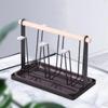 Saving Space Iron Mug Holder Cup Rack Anti-slip Glass Cup Stand Tea Cup Storage Shelf  Kitchen