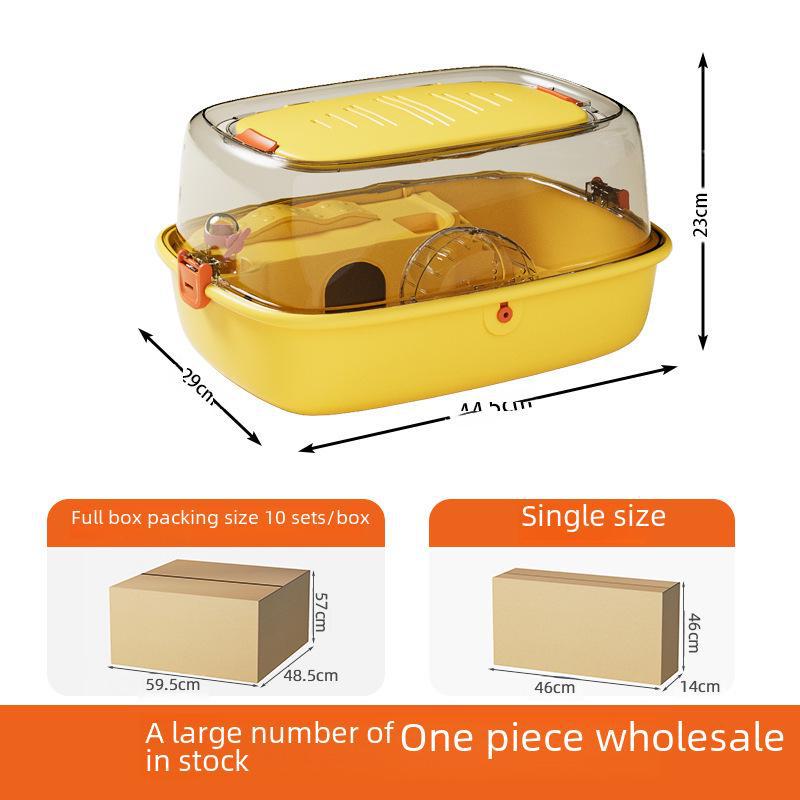 Acrylic Skylight Hamster Cage Castle - Indoor Full Set