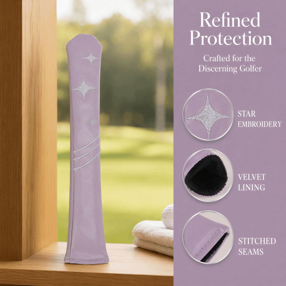 Velvet Lining Golf Alignment Cover Rounded Closed Top Alignment Headcover Golf Practice