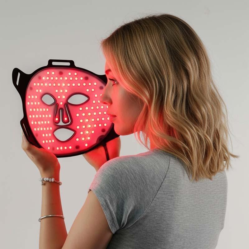 YOGHI Silk Moon Black - LED Facial Mask - 4 Wavelengths - Remote Control