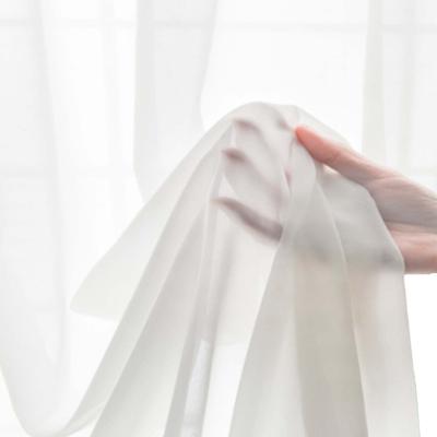 Moonfarm 75D Μαλακό Ύφασμα Σιφόν Λευκό x Πλάτος Απλό Ύφασμα Χειροτεχνίας Λεπτό 1-10μ 1.5μ (5μ)
