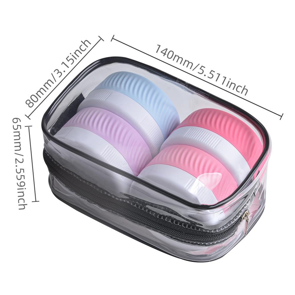 10PCS Trending Refillable Silicone Travel Kit, Leak-Proof Squeeze Bottles for Shampoo Conditioner, Aesthetic Portable Set