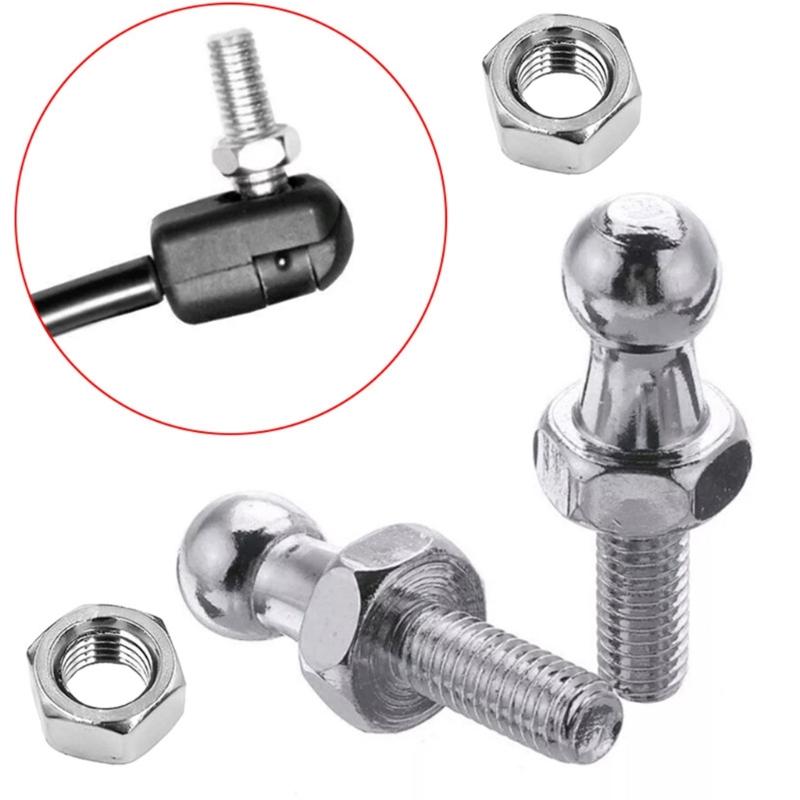 Universeller Gasfeder-Kugelkopf-Befestigungsbolzen Gasdruckfeder-Stützstrebe Fitting Kugelbolzen mit Befestigungsmutter