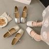 Fashion 2025 New Mary Jane Shoes for Women New Fashion Medium Heeled Women Single Shoes Soft and Comfortable Red Ballet Shoes