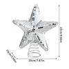 Christmas Tree Top Glitter Gold Silver Star Home Xmas Tree Ornaments Christmas Decoration For Home 2025 Natal New Year 2026