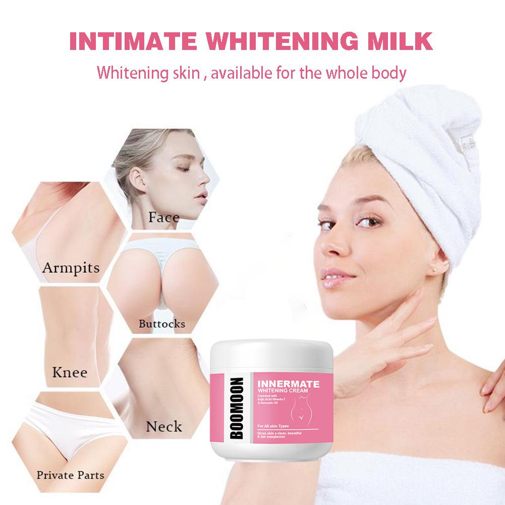 Body Whitening Cream Lighten Thigh Inner Joint Dark Knee Underarm Remove Brighten Parts Lotion K6Y4