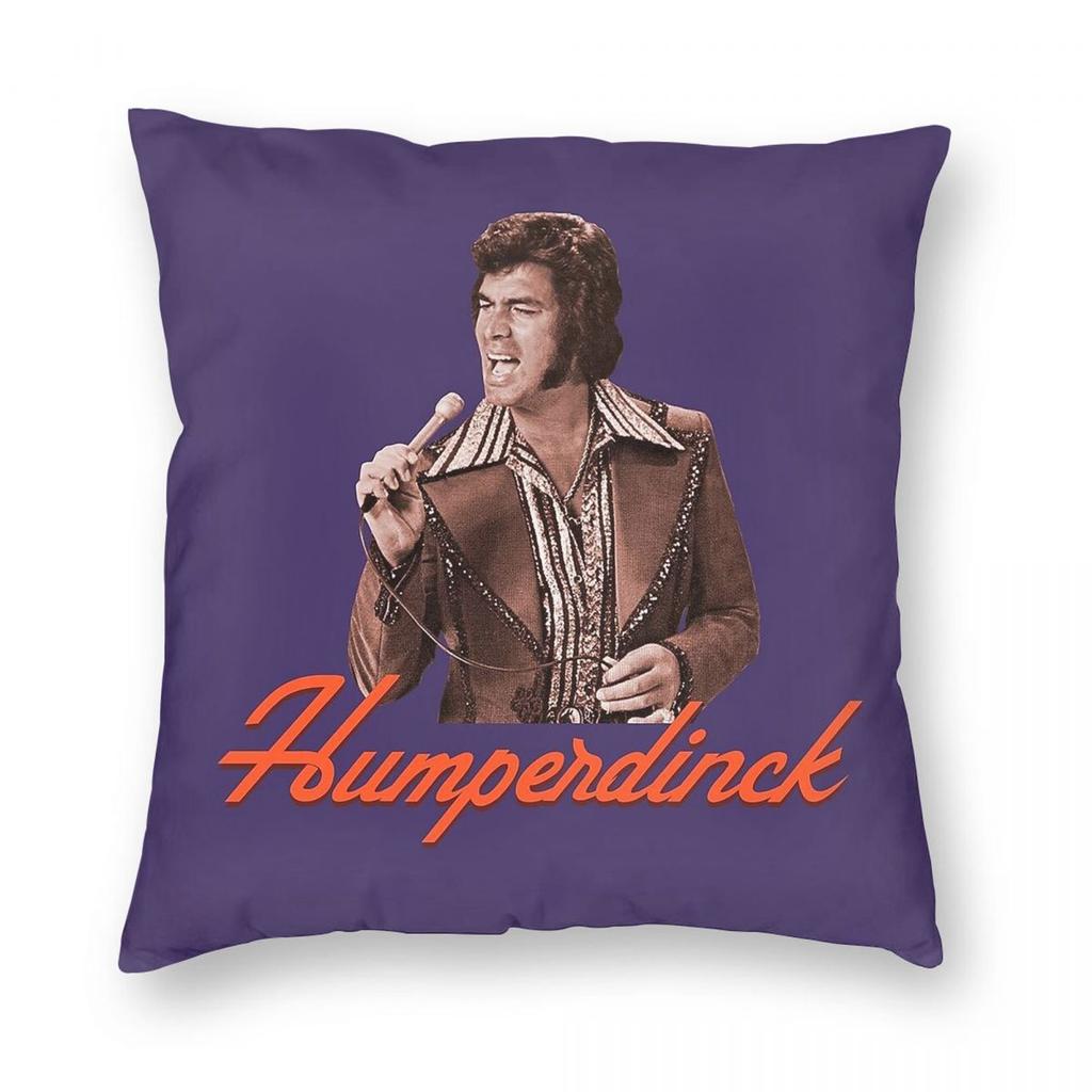 Engelbert Humperdinck Quadratische Kissenhülle Polyester Leinen Samt Kreativ Reißverschluss Dekorative Kissenhülle Zimmer Kissenbezug