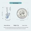 S925 Silver Dragon Pendant Beads: Original Blue Ziyun DIY Bracelet Accessory