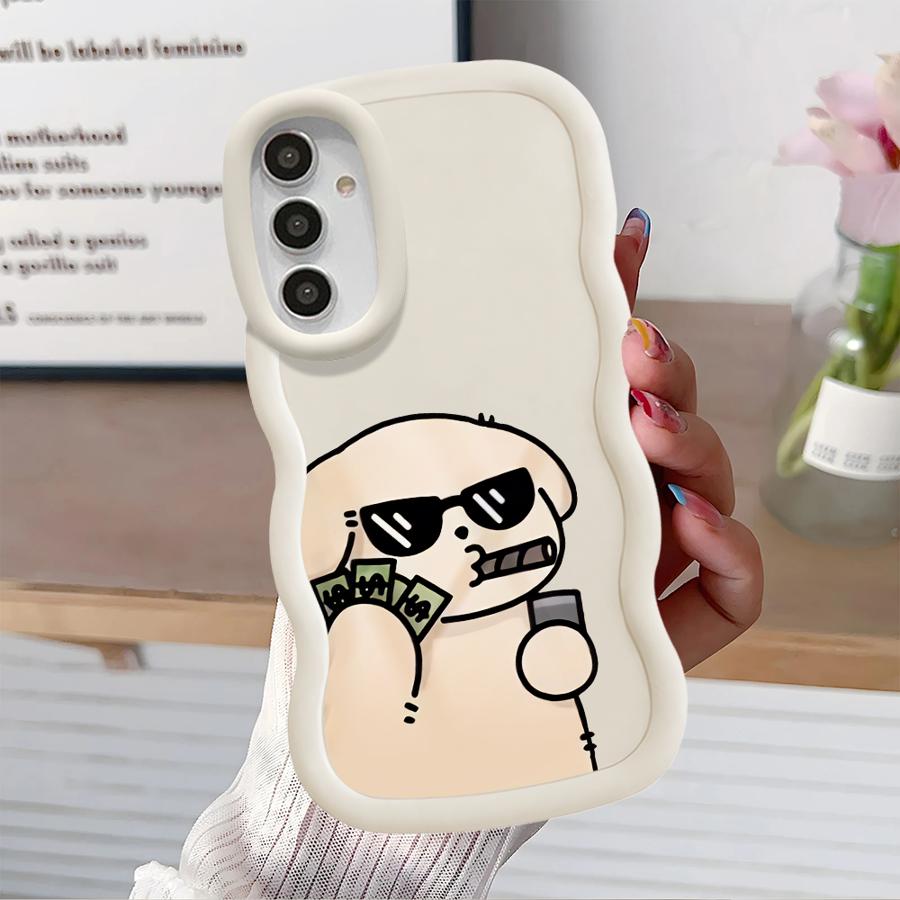 Paare Hund Katze Cool Weiche Handyhülle für Samsung Galaxy A12 A16 A52 A21s A13 A15 A14 A11 A05 A03 A53 A33 A06 A04 A23 A22
