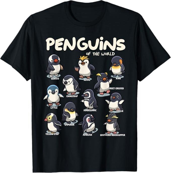 Penguin Penguins Animals of the World Penguin Lovers Gift Unisex TShirt Unisex T-Shirt M