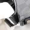 LOUIS VUITTON Mick PM Shoulder Bag N41211 black Damier Grafitto Canvas mens Used