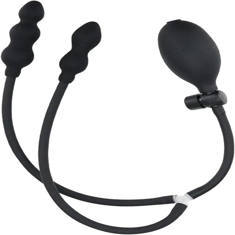 Plug anal gonflabil Pompă extensibilă Plug anal Dilatator anal pentru mărirea anusului