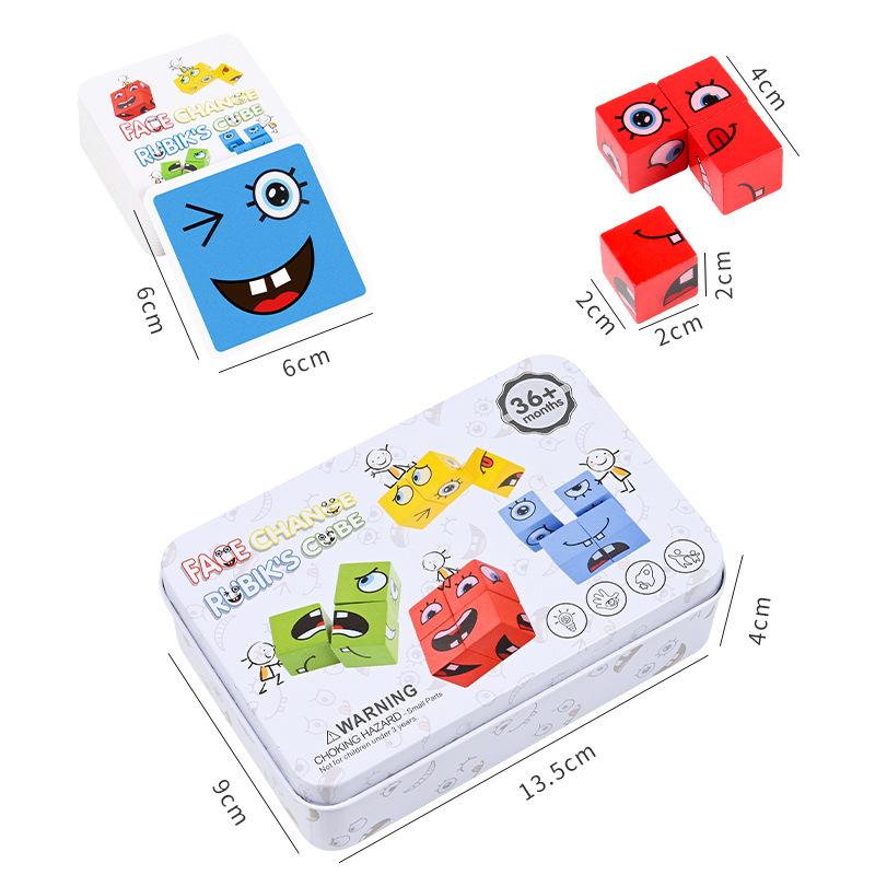 Interactive Face-Changing Cube Game: Enhancing Toddler Logic & Parent-Child Fun