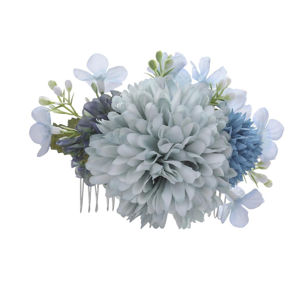 Molans Boho Braut Haarkämme Rustikale Hochzeit Floral Frauen Stimulation Blume Haarnadeln Bräute Haaraccessoires Grün Haarkämme