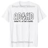 Funny ADHD Highway Hey Look A Squirrel T Shirts Summer Cotton Streetwear Short Sleeve ADHD Is Awesome Gifts T-shirt Men