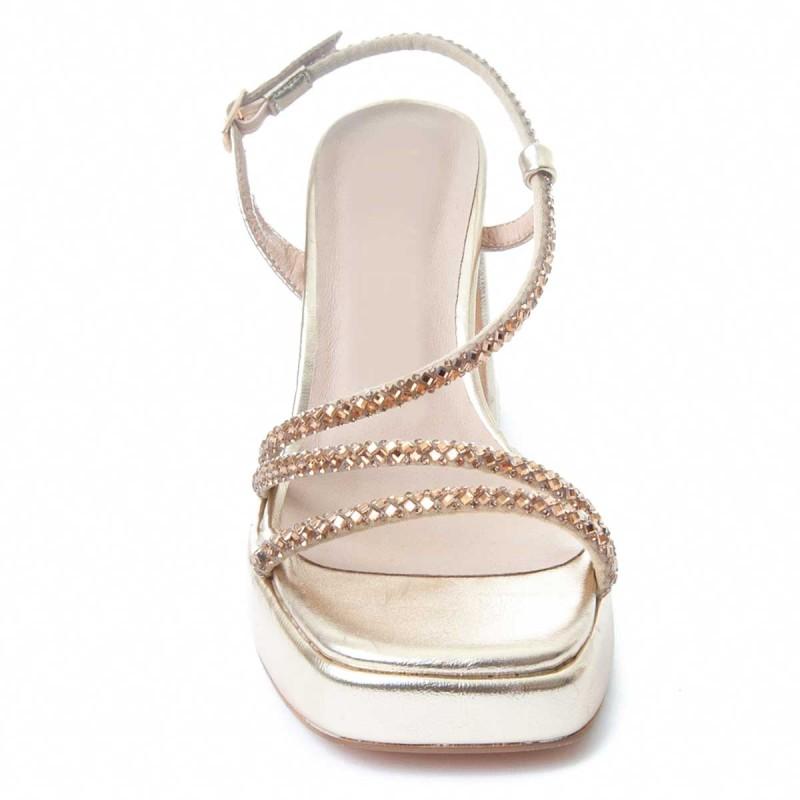 Sandalia De Tacón Para Mujer.  Montevita  Festsand5  88521