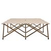 LOGOS Tradcanvas Auto Leg 73178015 Outdoor Camping Cot for Two People Folding Load Capacity 240kg Cot/DUO