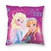 Frozen Princess Elsa  Pillowcase Printed Fabric Cushion Cover Gift Snow Queen Throw Pillow Case Cover Home Square 40*40cm