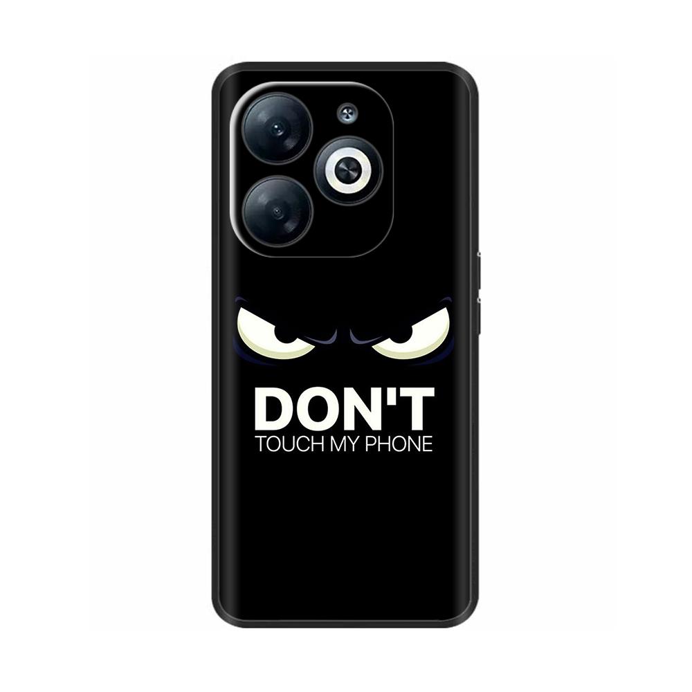 For Infinix Smart 8 Case Cover Funda Black Soft Silicone TPU Protective Phone Case For infinix Smart 8 Smart8 X6525 Bumper Coque