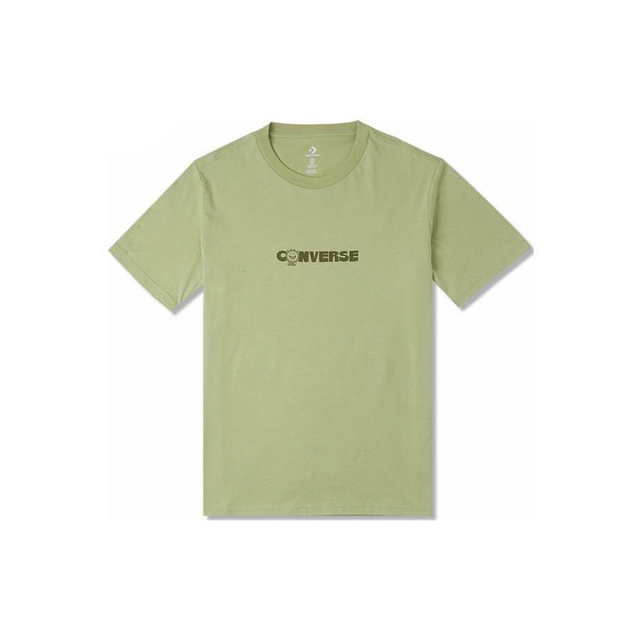 

New Converse EARTH MOON SUN T Shirt Men s Army Green 10025277-A03