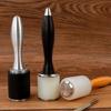 Leathercraft Mallet with Wood/Plastic/Metal Handle for DIY Sewing Cowhides Tools