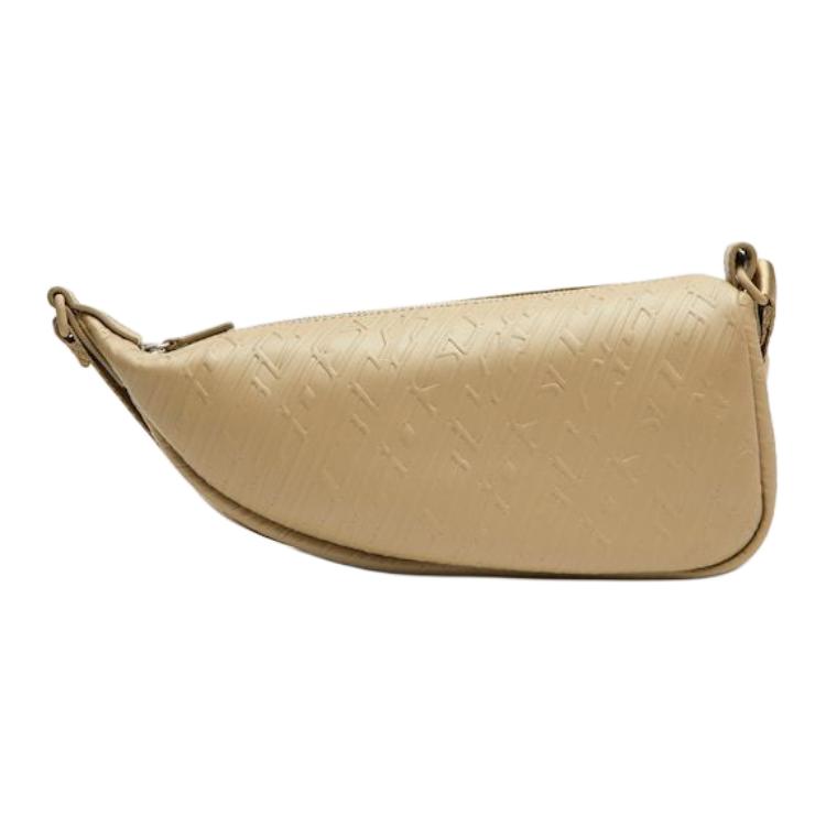 Lacoste Fashion Casual Versatile PU Shoulder Crossbody Bag Small Size Unisex Bags Khaki NU4301ID-L32