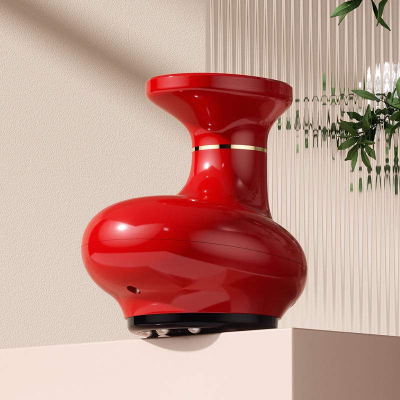 

USB Rechargeable Gua Sha, Moxibustion, Heated Cupping Massager червоний