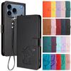For iPhone 17 Pro Max Case Flip Etui On For Apple 17pro Max Classic Phone Wallet Leather Case A3257 Coque Card Slot Back Cover