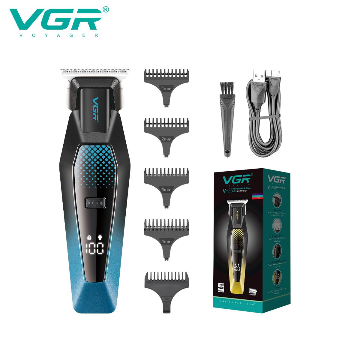 

2026 VGR V-253 Hair Clipper Repair Beard Shaving Body Hair Trimmer Clippers Electric Machine Men Haircut Machine Barber Shaver Carving Hair Clipper синий