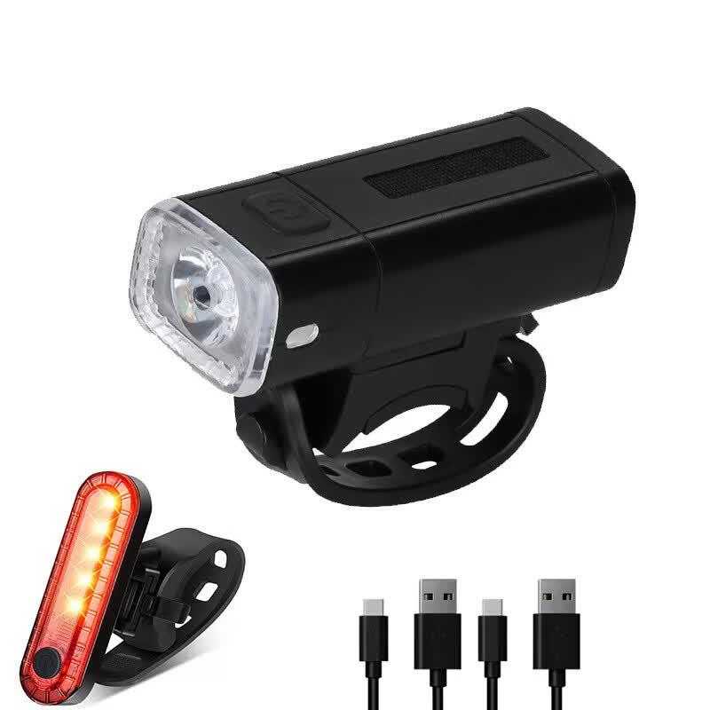 Lishi Rainproof Bicycle Headlight & Taillight Set