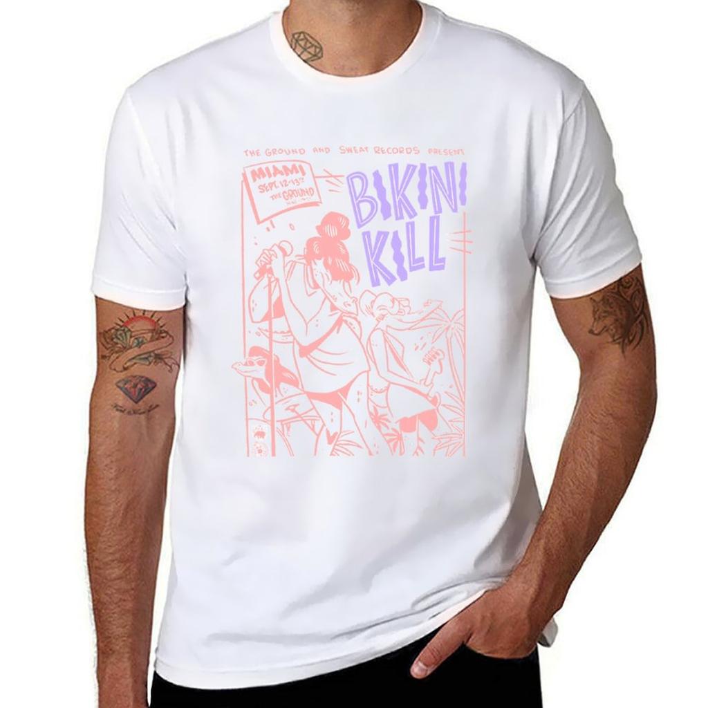 Bikini Kill For Fans Tshirt Work Wear Short Sleeve Tshirt
