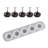 Fake Nails Tips Practice Holder Resin Mold for Press On Nails,Crystal Epoxy Mold DIY Nail Display Stand Silicone Mold