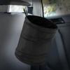 Car Trash Can Portable Durable Foldable Hanging Car Storage Bucket Chair Back Oxford Cloth Storage Bag Trash Can 1pc
