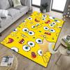 Sponge Expressions Pattern Office Rug Chair Mat, Game Carpet, Suitable for Front Door, Bedroom, Living Room, Desk, Holiday Gift