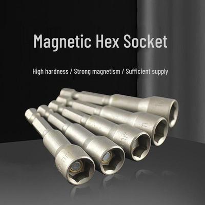 Magnetic Deep Hex Electric Wrench Drill Socket for Self-Tapping Screws