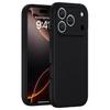 For iPhone 17 Pro Case Precision Fit PC+Liquid Silicone Protective Phone Cover with Microfiber Lining