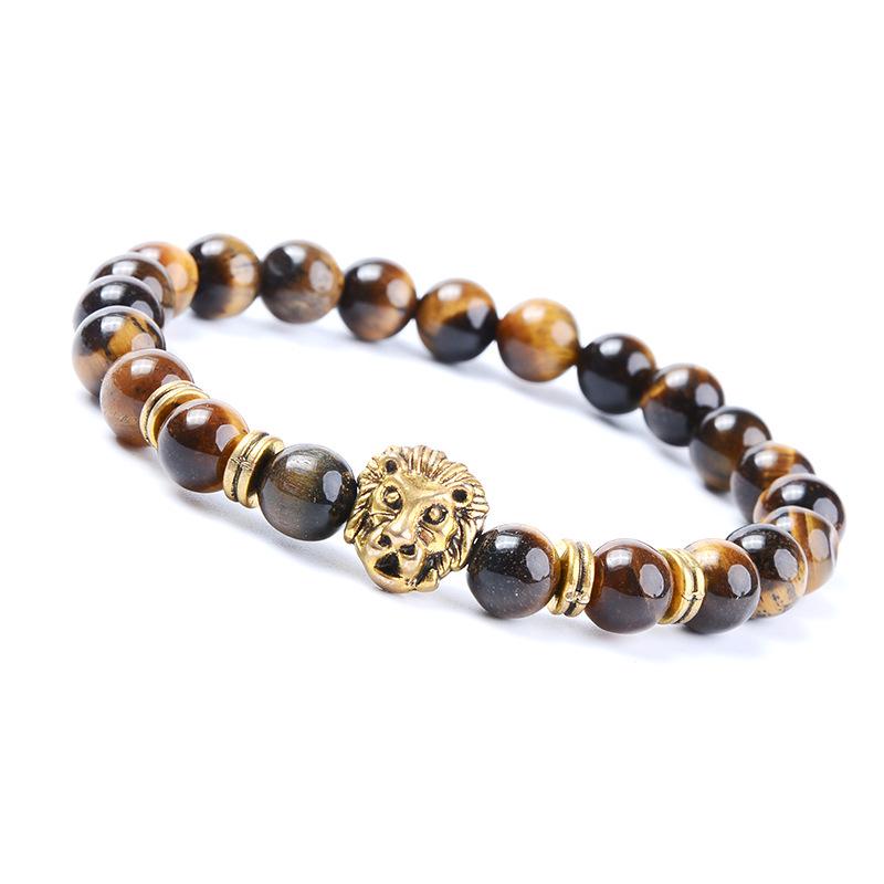 Viennimel White Pine Lion Head Bracelet