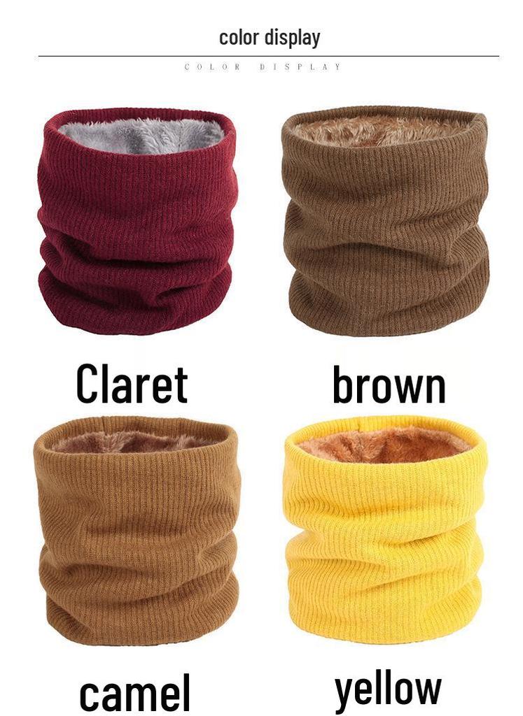 Warm Double-Layer Velvet Neck Warmer for Couples