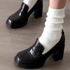 Fashion Hot Selling Soft Leather Style Women's Summer Heel  High Heel Single Shoes Comfortable Casual  High Quality Single Shoes