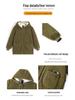 Velvet-Lined Hooded Cotton Coat: Thick, Warm, Fashionable Outerwear for Autumn/Winter, Perfect for Middle-Aged and Elderly Women