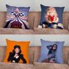 Singer K-Katy P-Perry Pillow Case For Home Bedroom Car Office Decoration Living Room Sofa Cushion Cover Suitable