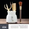 Zen Style Porcelain Tea Ceremony Set: Mutton Fat Jade & Copper Gongfu Tools - 6 Gentlemen