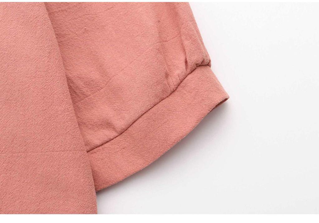 Sommer-Zweiteiler für Frauen mittleren Alters: Kurzarm-T-Shirt und Freizeithose, reine Baumwollmischung, leicht und stilvoll.