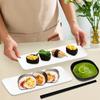 3-teiliges Set Sushi-Teller im japanischen Stil Elegantes Design Vielseitiger japanischer Sushi-Teller Sushi-Servierutensilien Dessertteller