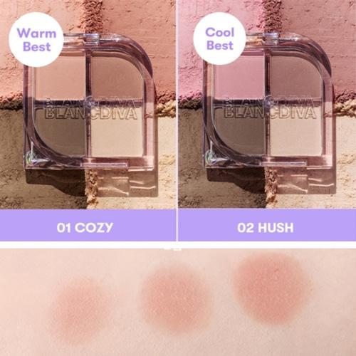 BLANC DIVA Палетка тіней для ейгьо-саль 3.4г